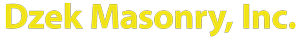Dzek Masonry Logo